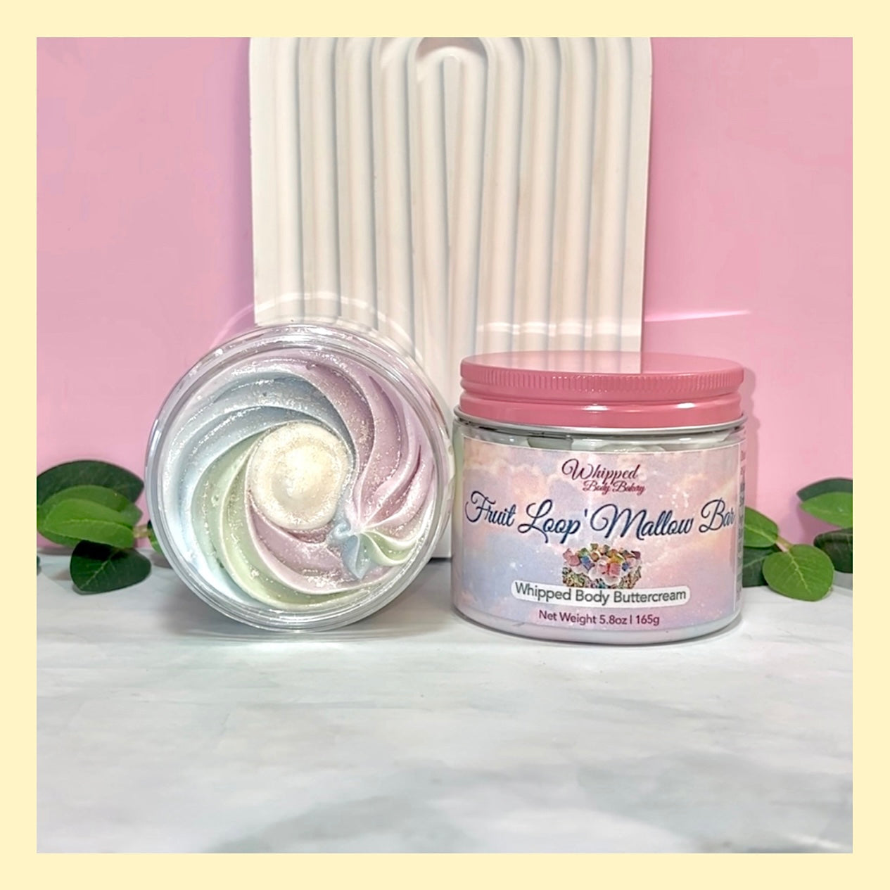 Fruit Loop Marshmallow Bar Body Buttercream