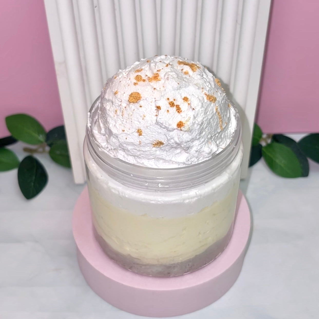 Banana Cream Whipped Soap Frosting