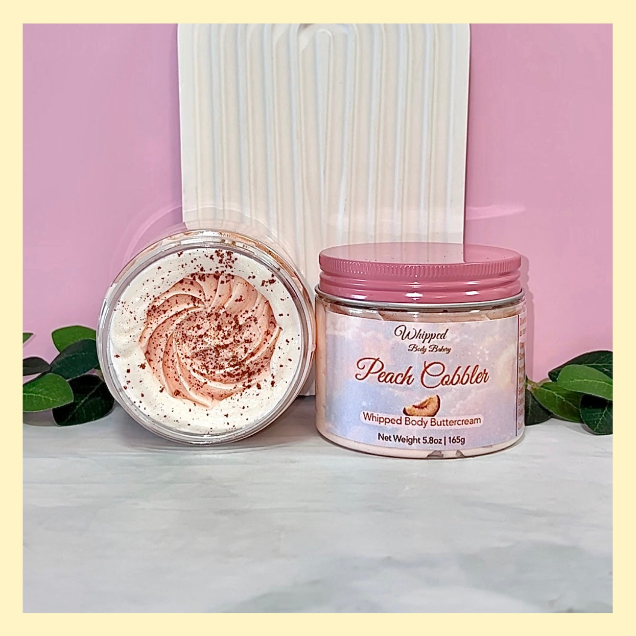 Peach Cobbler Body Buttercream