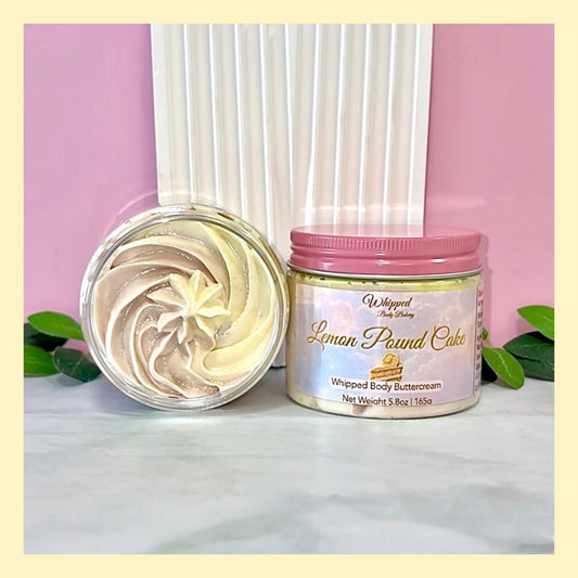 Lemon Pound Cake Body Buttercream