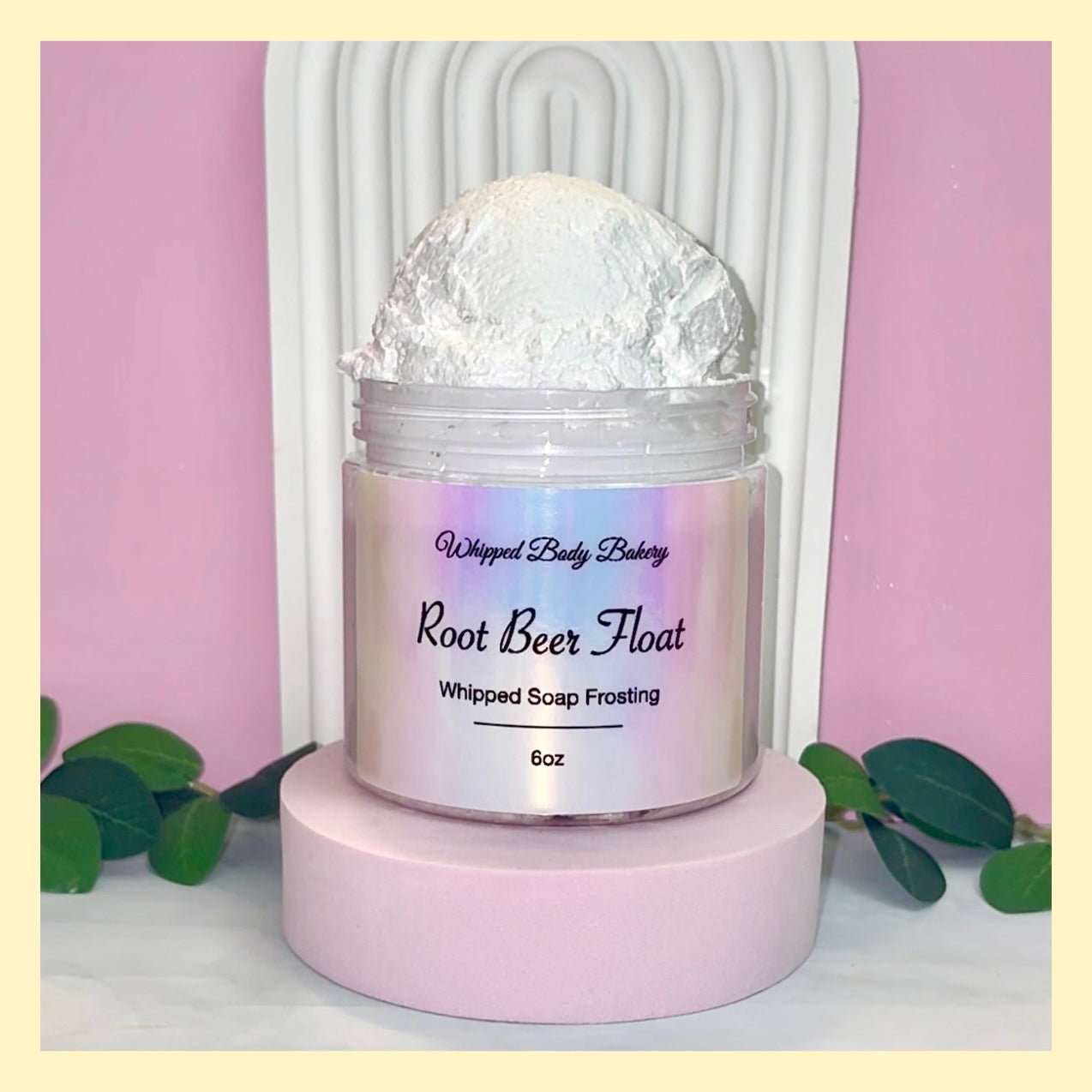 Root Beer Float Whipped Soap Frosting