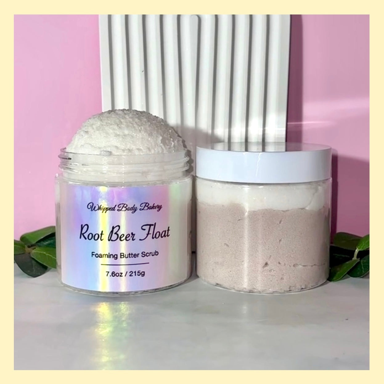 Root Beer Float Foaming Sugar Butter Scrub