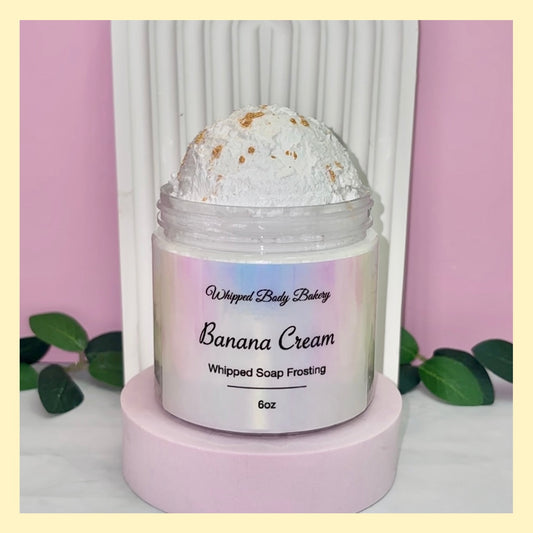 Banana Cream Whipped Soap Frosting